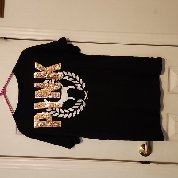 PINK Victoria's Secret Tops - Pink tee like new